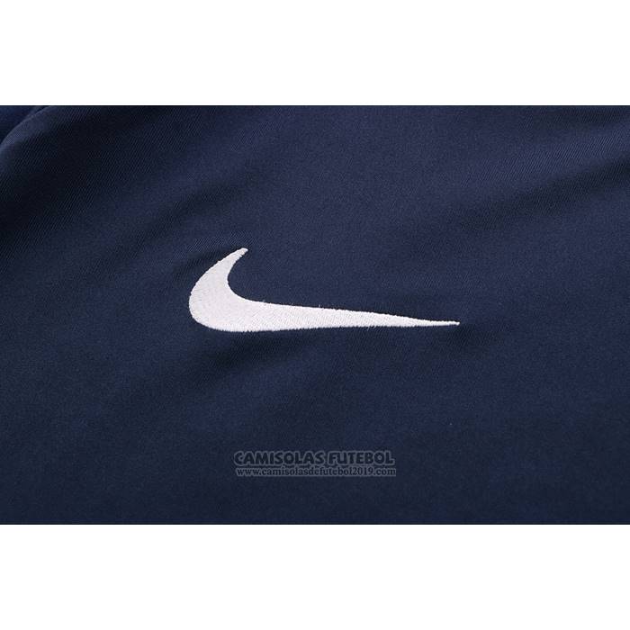 Fato de Treino Paris Saint-Germain Manga Curta 2022-2023 Azul - Calcas Curta